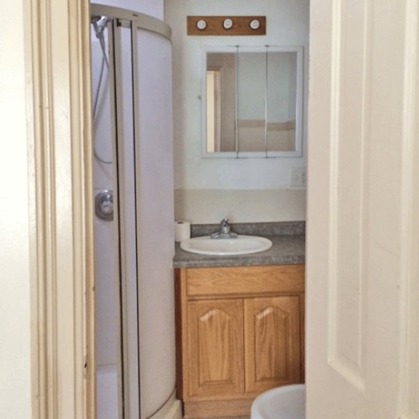 Bathroom (shower on left)
