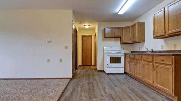 Kitchen & Living Room from Dining