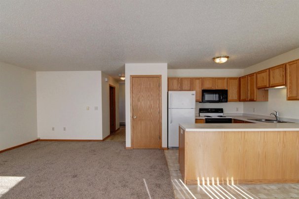 Living Room from Dining Patio Doors