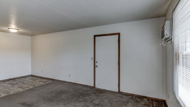 Living Room to Entry & Dining Area