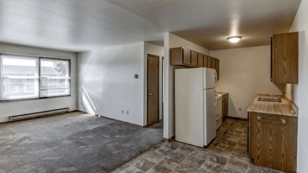 Living Room & Kitchen from Dining