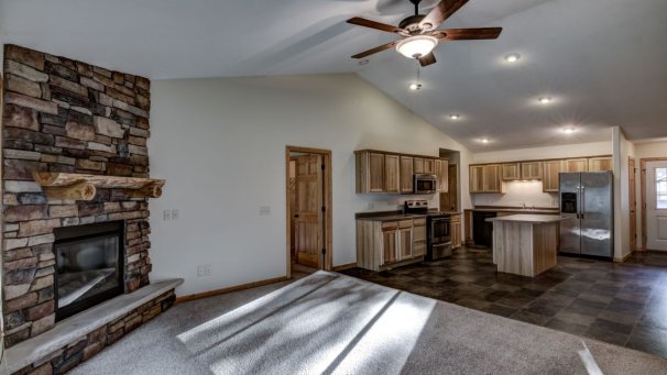 Living Room to Kitchen & Dining