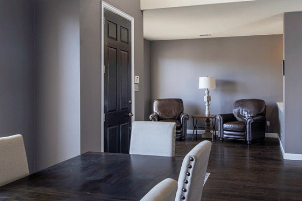 Dining Room to Foyer & Living Room