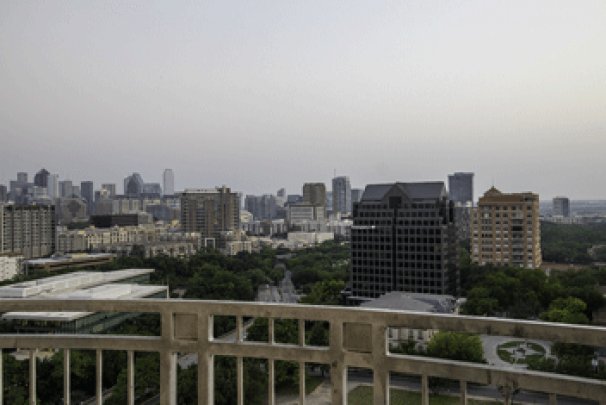 City Views from Balcony