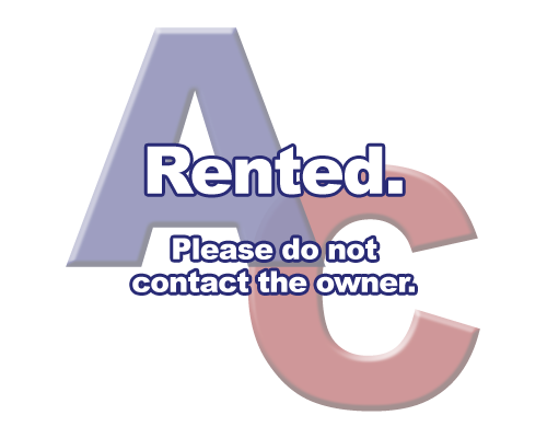 Rented. Please do not contact the owner.